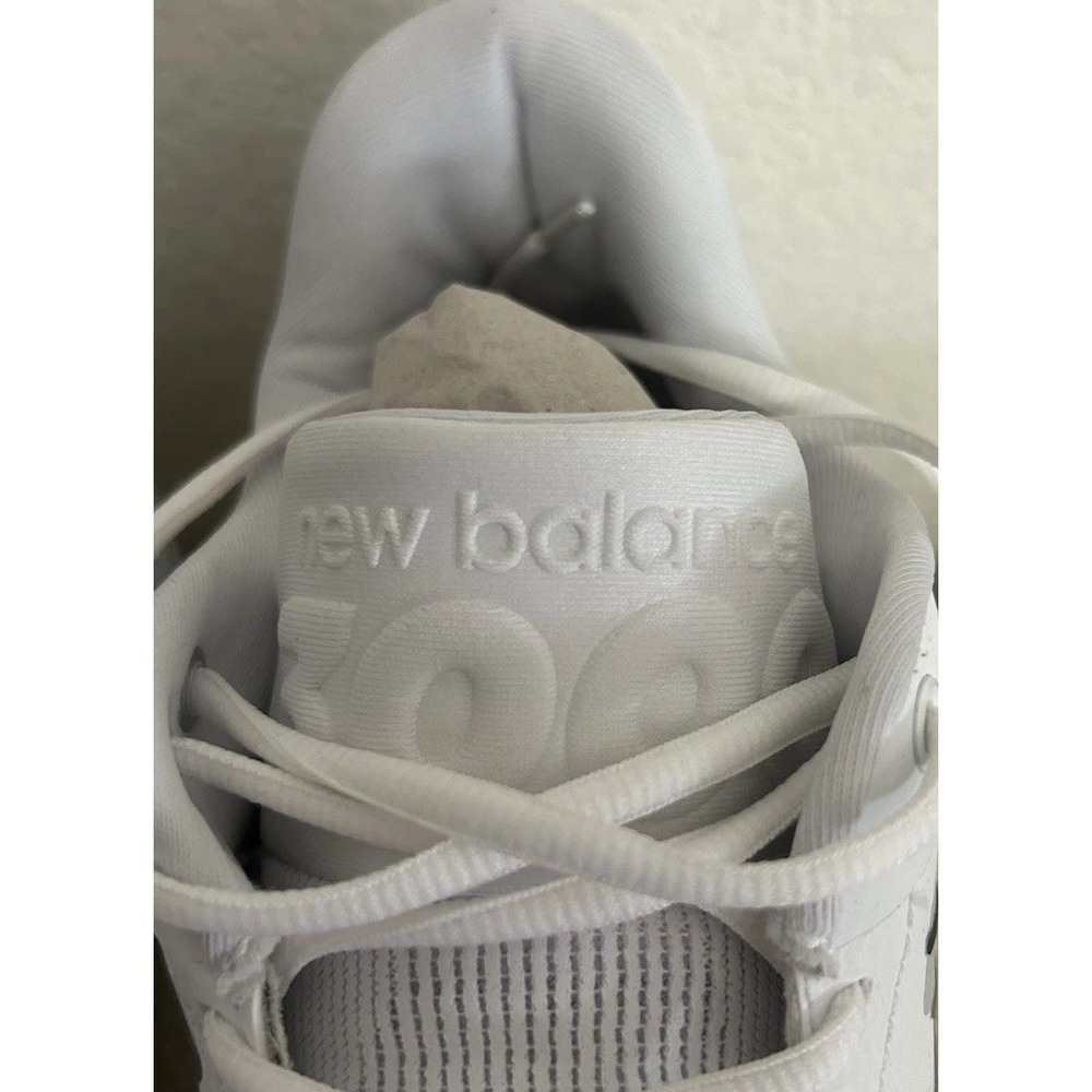 MENS NEW BALANCE FRESH FOAM 3000V6 MOLDED Baseball Cleats White/White, Size 16 M - Picture 3 of 12